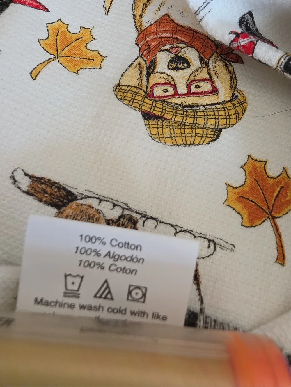 NWT Set Of 2 Dapper Dogs Fall Kitchen Towels 16